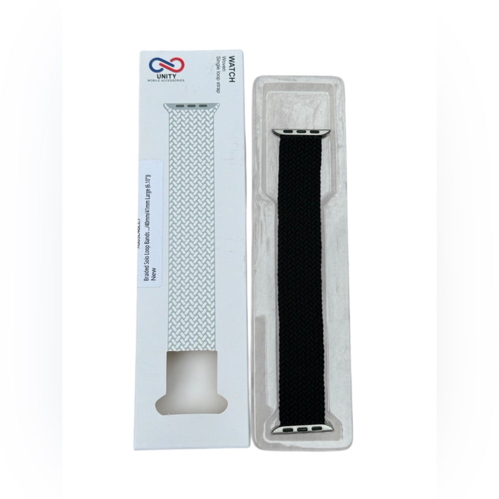 Apple Watch Band Black Stretch size L NEW